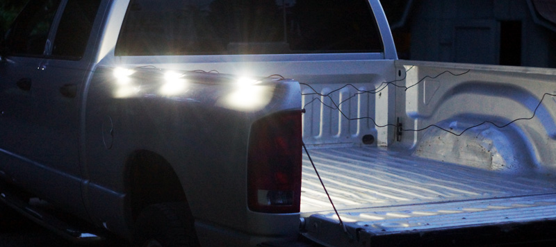 dodge ram under the rail 
      led truck bed lighting lux lighting systems